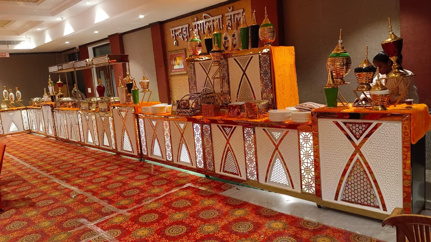 Wedding Catering Setup